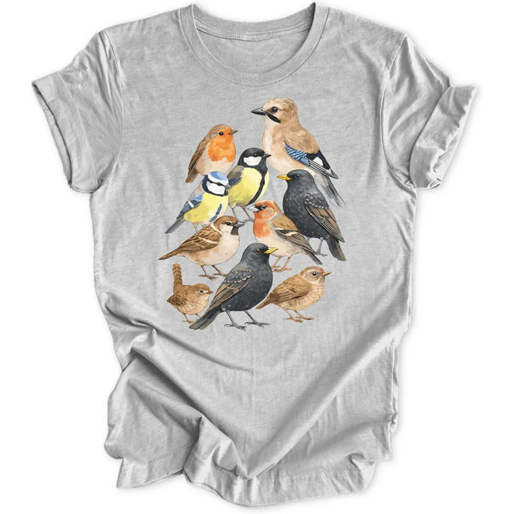 Susan | Elegant Bird Print T-Shirt