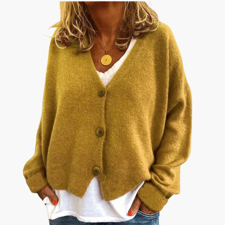 Amelia | Relaxed V-Neck Cardigan