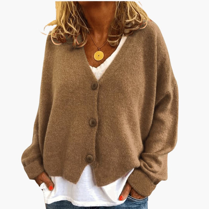 Amelia | Relaxed V-Neck Cardigan