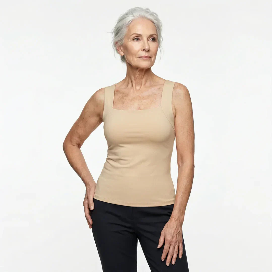 Patricia | Built In Comfort Bra Tank Top