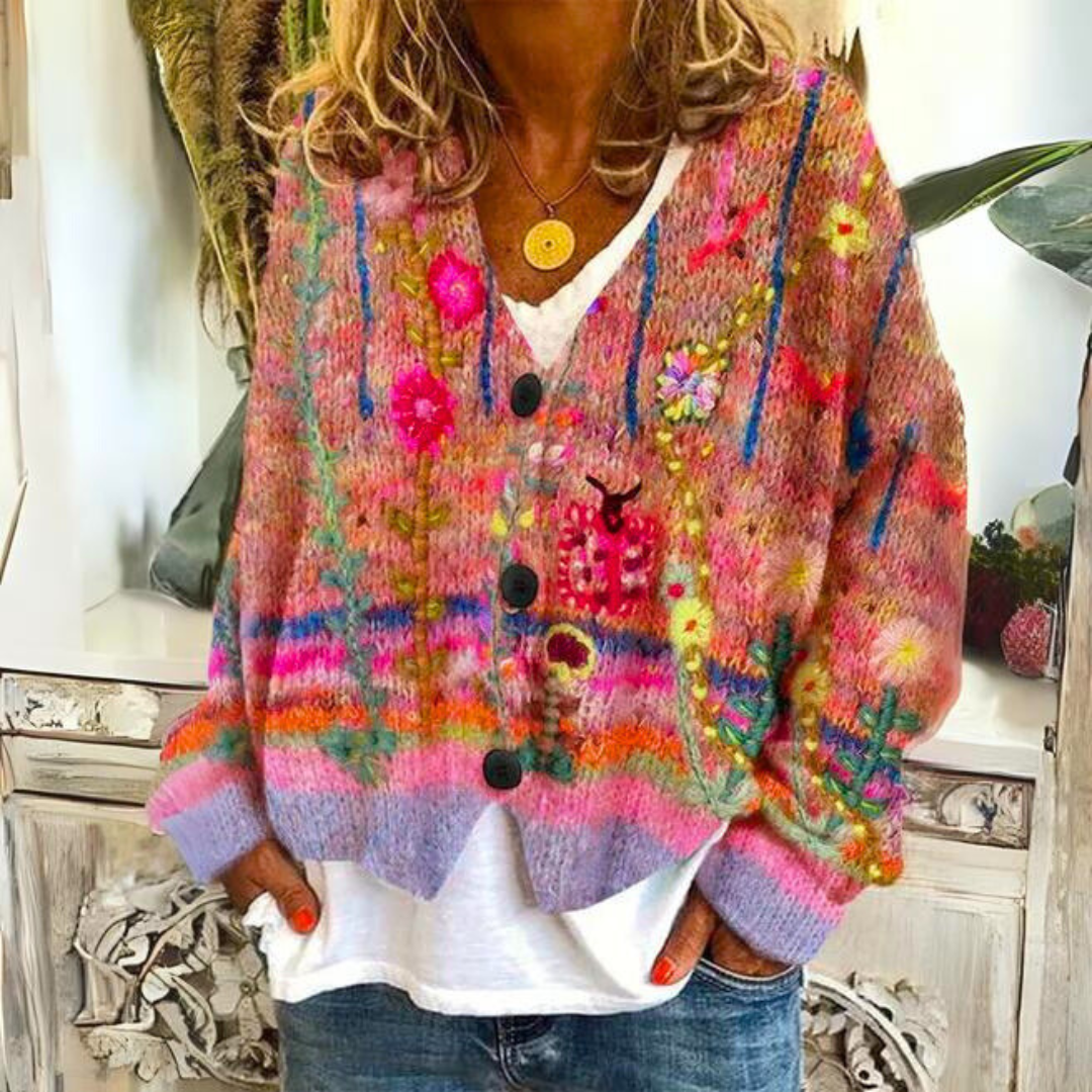 Evie | Floral Cardigan