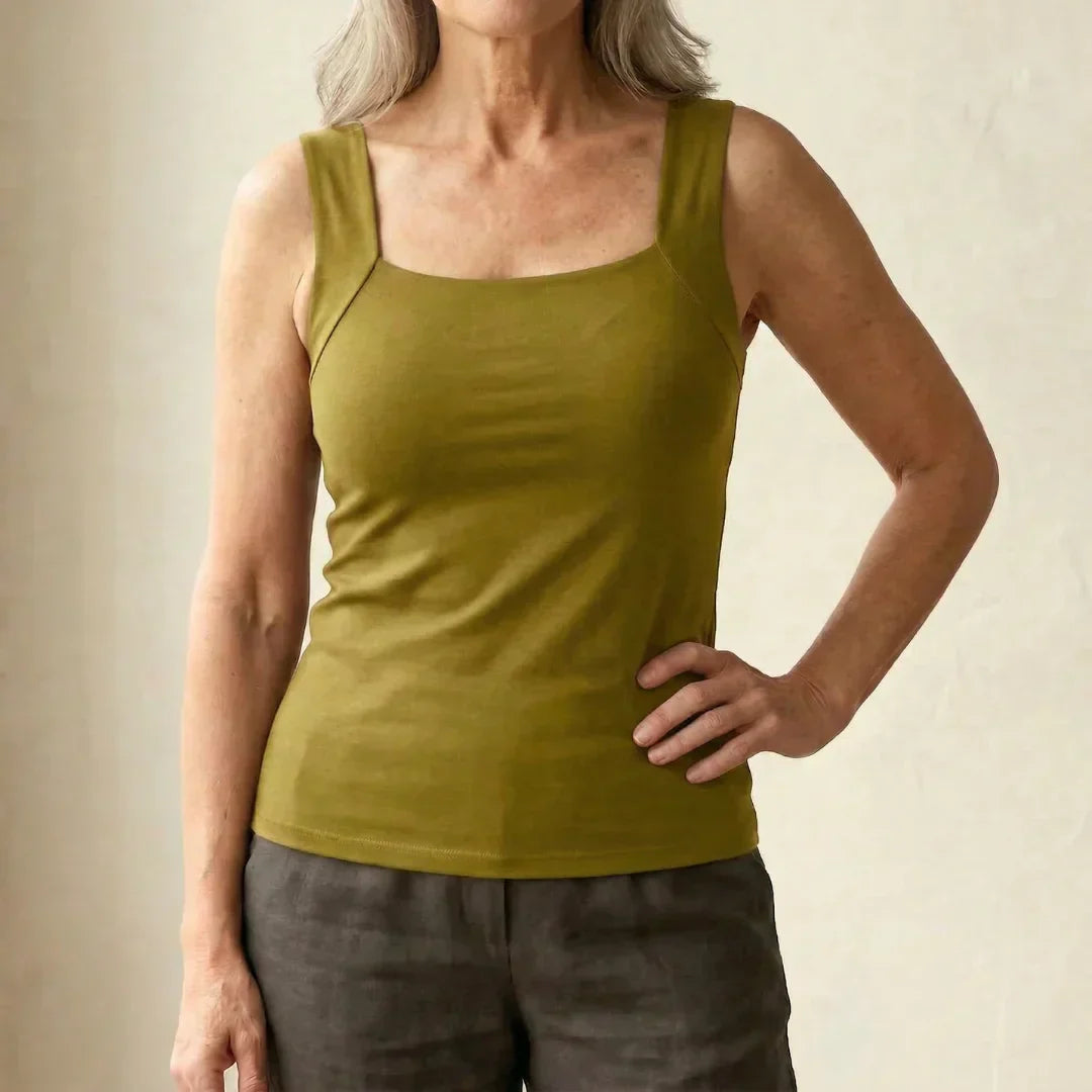 Patricia | Built In Comfort Bra Tank Top