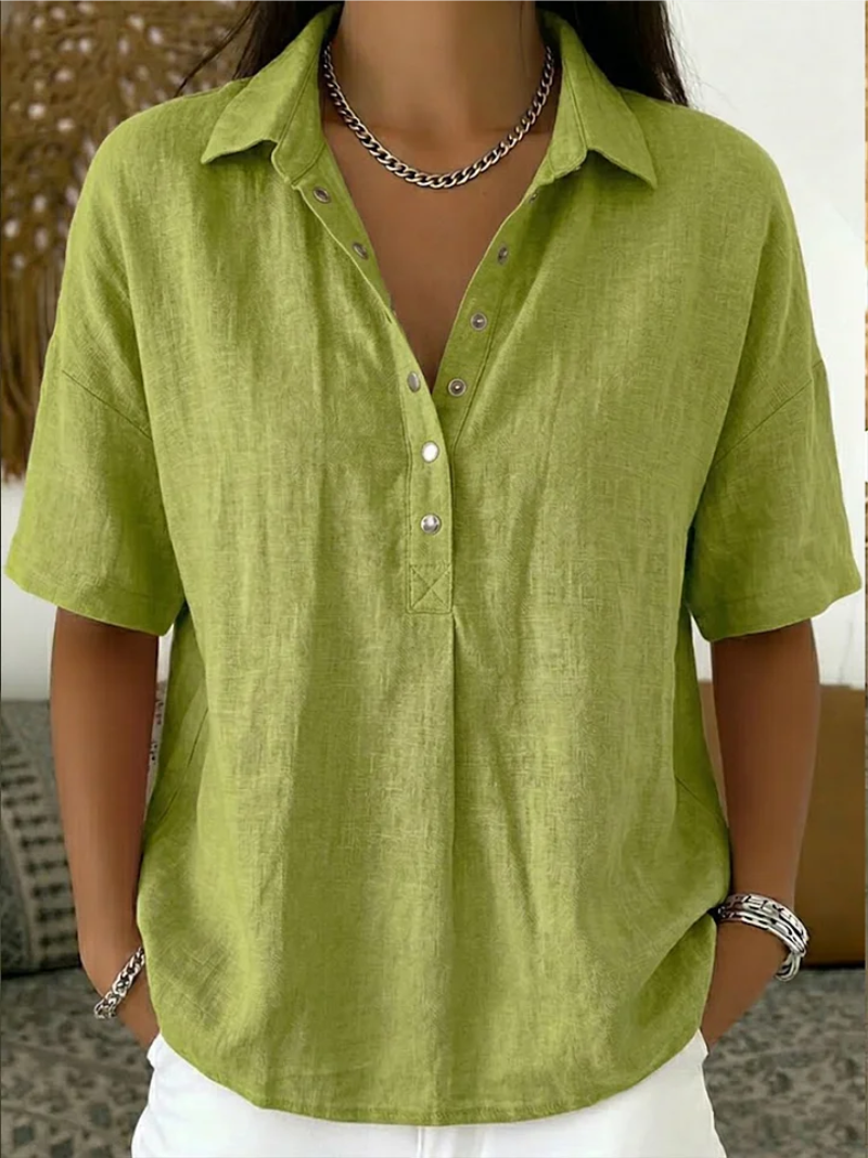 Margot | Relaxed Button Blouse