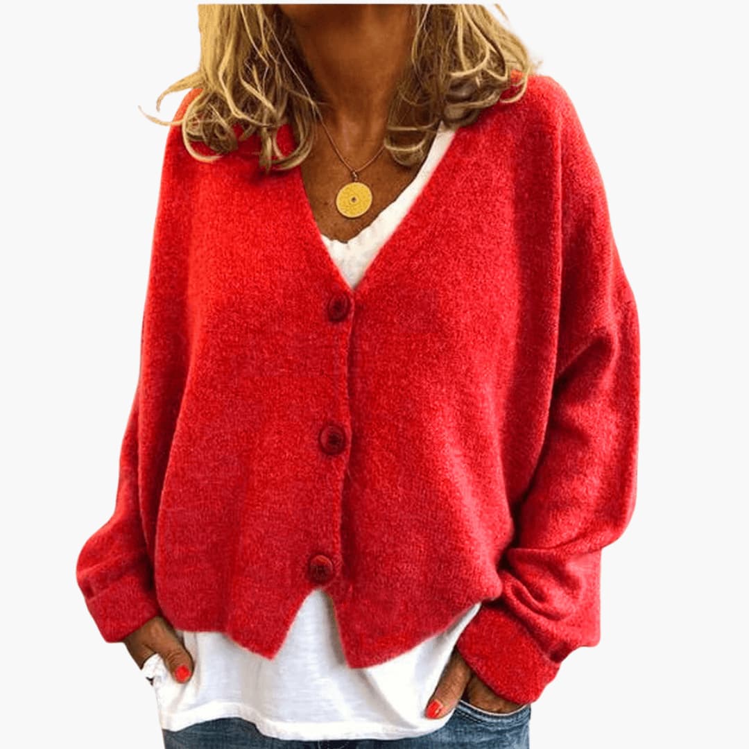 Amelia | Relaxed V-Neck Cardigan