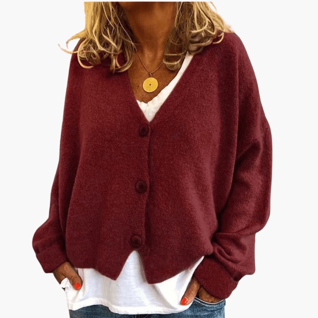 Amelia | Relaxed V-Neck Cardigan