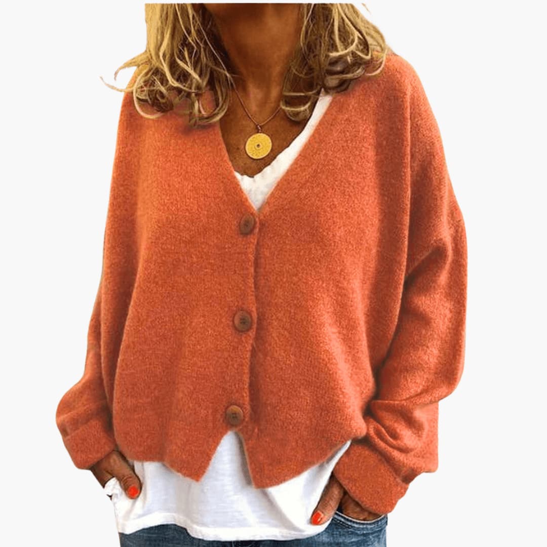 Amelia | Relaxed V-Neck Cardigan