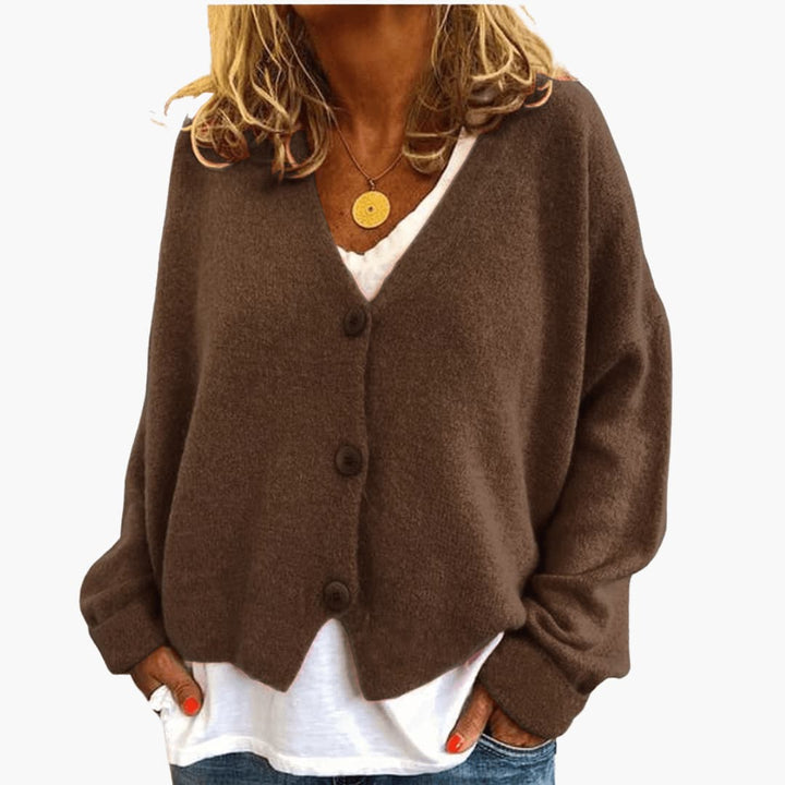 Amelia | Relaxed V-Neck Cardigan
