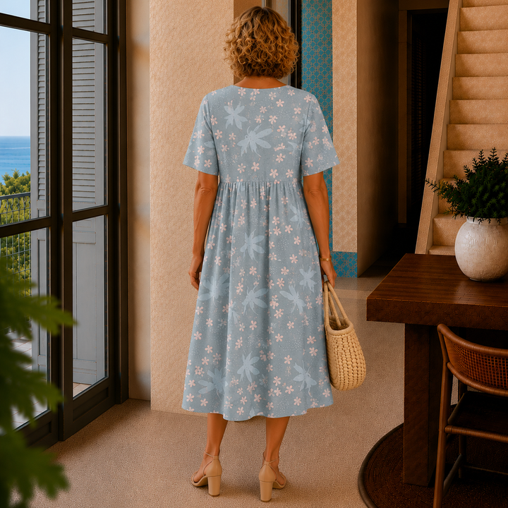 Mabel | Relaxed Floral Midi Dress