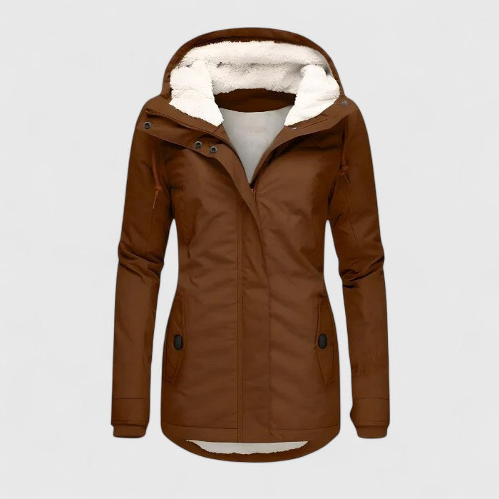 Elodie | Waterproof Long Hooded Jacket