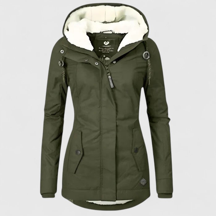 Elodie | Waterproof Long Hooded Jacket