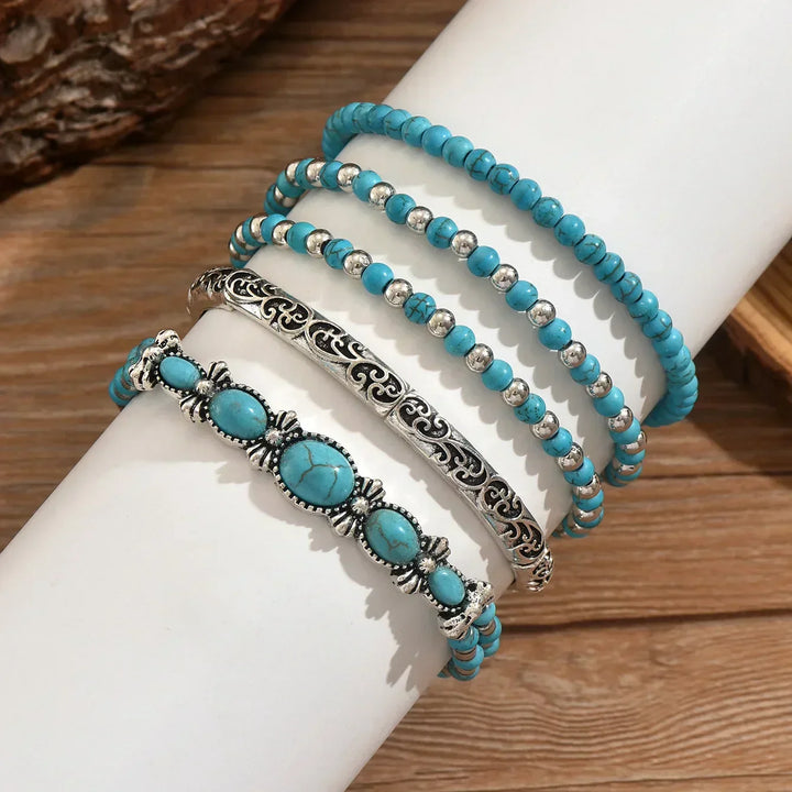 Sienna™ | Vintage Turquoise Bracelet Set