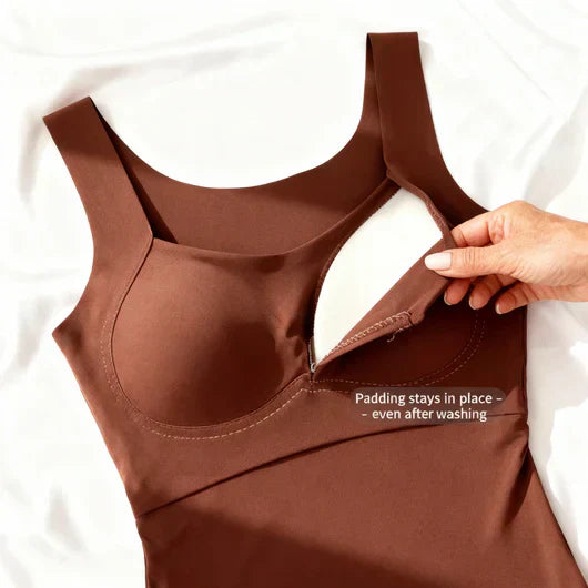 Patricia | Built In Comfort Bra Tank Top