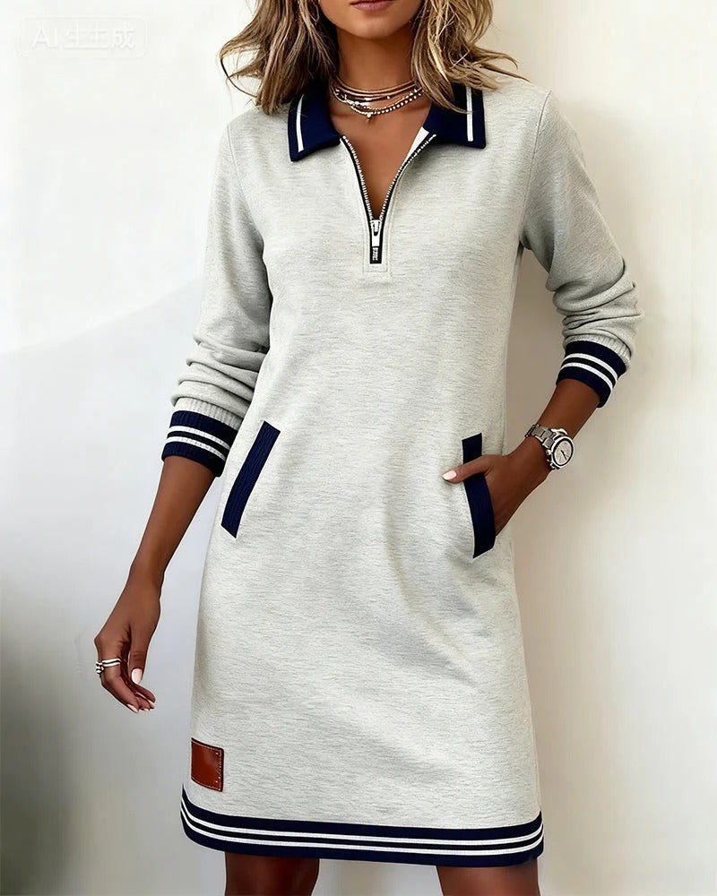 Kathleen | Elegant Long Sleeve Dress