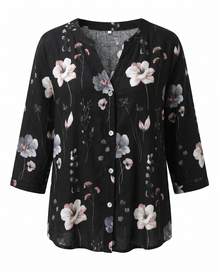 Hilary | Three-Quarter Sleeve Blouse